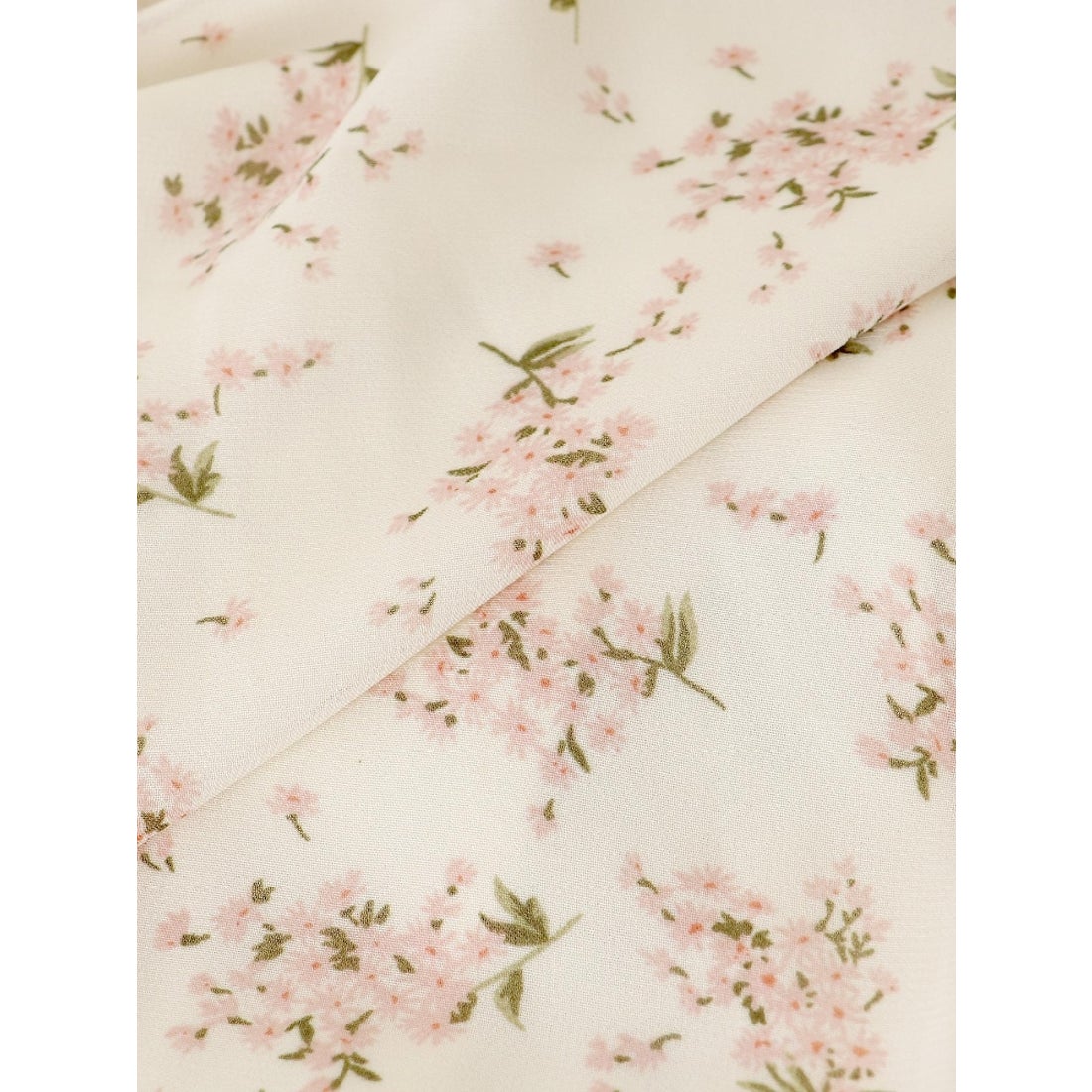 マジェスティックレゴン MAJESTIC LEGON レースアップ花柄プリーツ 