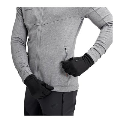 MAMMUT マムート アウトドア グローブ Fleece Pro Glove 119000340 0001 （BLACK）｜詳細画像