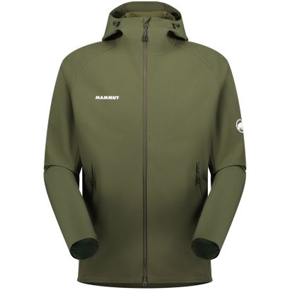 マムート MAMMUT マムート MAMMUT アウトドア マクン 2.0 ソフトシェル フーデッド ジャケット アジアンフィット 106104 メンズ 男性 フーディー 上 （40284 DARKMARSH）｜詳細画像