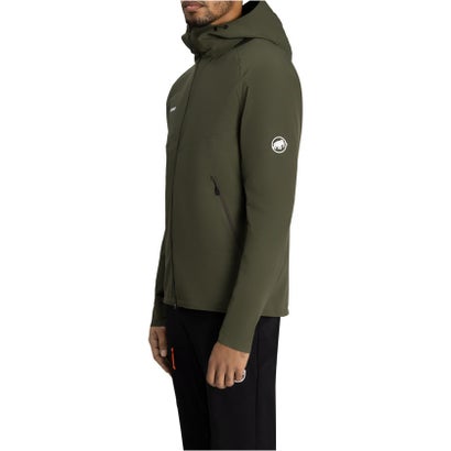 マムート MAMMUT マムート MAMMUT アウトドア マクン 2.0 ソフトシェル フーデッド ジャケット アジアンフィット 106104 メンズ 男性 フーディー 上 （40284 DARKMARSH）｜詳細画像