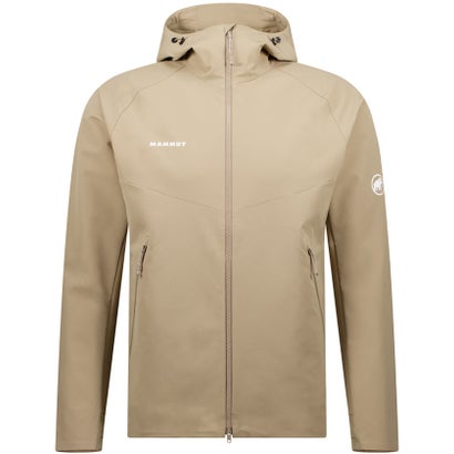 マムート MAMMUT マムート MAMMUT アウトドア マクン 2.0 ソフトシェル フーデッド ジャケット アジアンフィット 106104 メンズ 男性 フーディー 上 （7576 SABLUN）｜詳細画像
