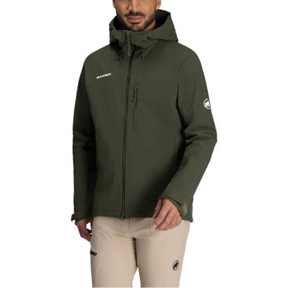 マムート MAMMUT マムート MAMMUT アウトドア トレッカーズ ソフトシェル フーデッド ジャケット アジアンフィット 1011-02520 メンズ パーカー ジャ （7575 AUTUMNLARICE）｜詳細画像