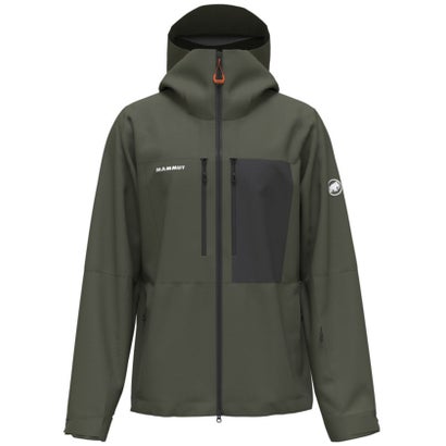 マムート MAMMUT マムート MAMMUT アウトドア STONEYHSHOODEDJACKETAFMEN ハードシェル ジャケット 上着 アウター フード パーカー フーディー （3818 DARKMAMMUTRED）｜詳細画像