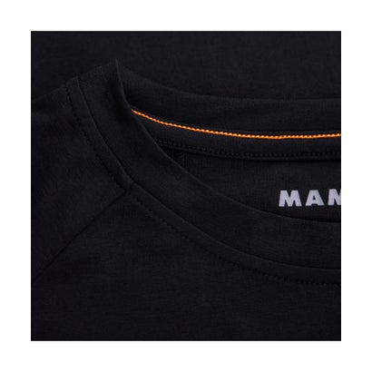 マムート MAMMUT MAMMUT マムート アウトドア QDロゴプリントロングスリーブTシャツ QD Logo Print Lon （BK-RD PRT2）｜詳細画像