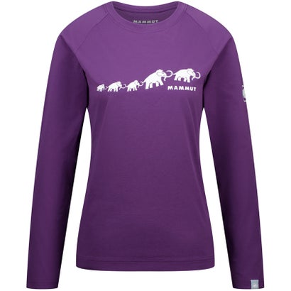 マムート MAMMUT マムート MAMMUT アウトドア QD ロゴ プリント ロングスリーブ Tシャツ アジアンフィット レディース 女性 ウィメンズ 長袖Tシャツ （6464 PALOJAPRT5）｜詳細画像