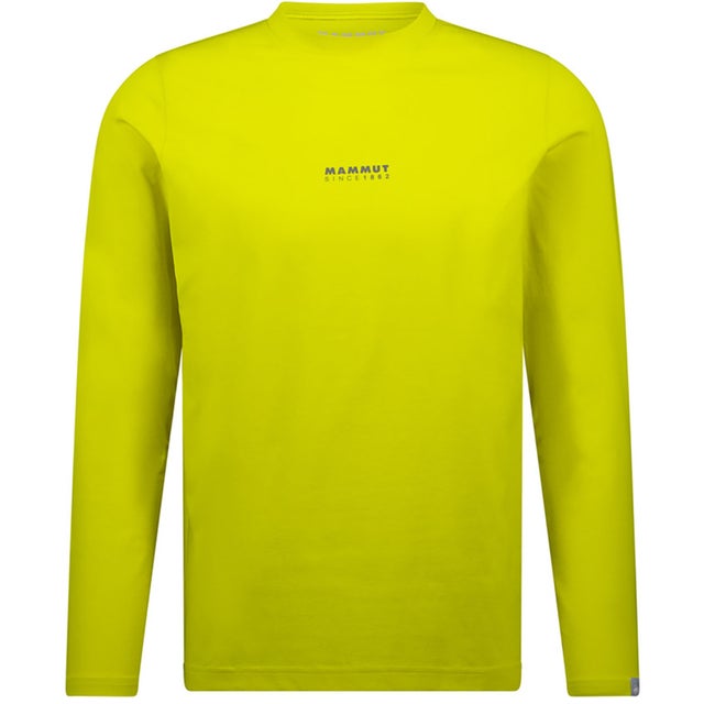 アウトドア QD ロゴ プリント ロングスリーブ Tシャツ アジアンフィット 1016-01030 メンズ 長袖 ロンT トップス （1332 ACACIAPRT1）