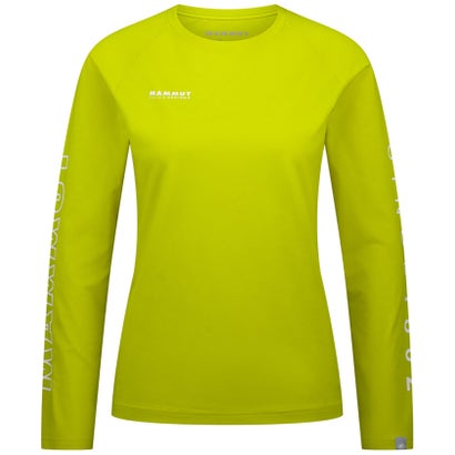 マムート MAMMUT マムート MAMMUT アウトドア QD ロゴ プリント ロングスリーブ Tシャツ アジアンフィット レディース 女性 ウィメンズ 長袖Tシャツ （1346 ACACIAPRT3）｜詳細画像
