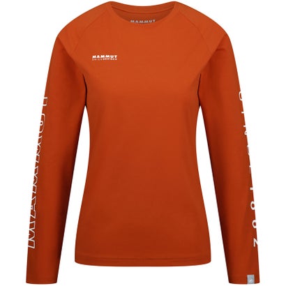 マムート MAMMUT マムート MAMMUT アウトドア QD ロゴ プリント ロングスリーブ Tシャツ アジアンフィット レディース 女性 ウィメンズ 長袖Tシャツ （7571 AUTUMNLARICEPRT3）｜詳細画像
