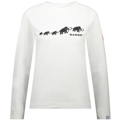 マムート MAMMUT マムート MAMMUT アウトドア QD ロゴ プリント ロングスリーブ Tシャツ アジアンフィット レディース 女性 ウィメンズ 長袖Tシャツ （00714 WHITEPRT5）｜詳細画像