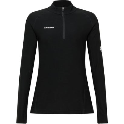 マムート MAMMUT マムート MAMMUT アウトドア TREE WOOL THERMAL FL HALF ZIP LONGSLEEVE AF WOMEN 101602380 （0001 BLACK）｜詳細画像