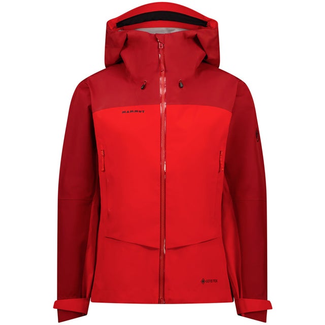 アウトドア ALPINE GUIDE HS HOODED JACKET AF WOMEN 101031341 （3825 MAMMUTRED-DARKMAMMUTRE）
