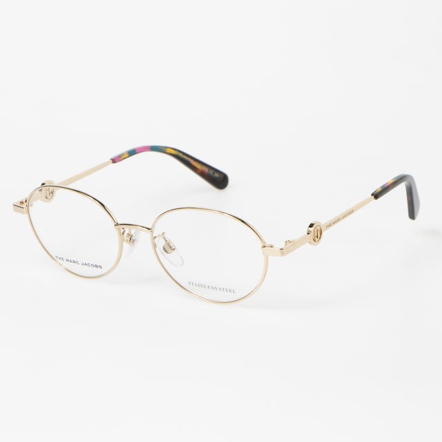 
                    メガネ 眼鏡 アイウェア レディース メンズ （ゴールド/ハバナ）