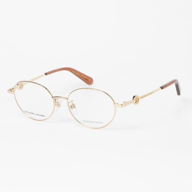 
                    メガネ 眼鏡 アイウェア レディース メンズ （ゴールド/レッド）