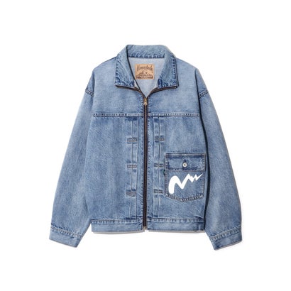 MANASTASH/マナスタッシュ/MS DENIM ZIP JACKET/デニムジップジャケット （インディゴ7）｜詳細画像