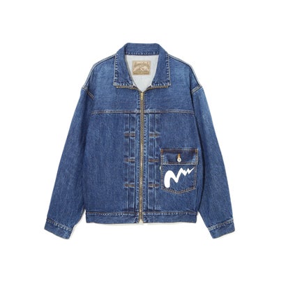 MANASTASH/マナスタッシュ/MS DENIM ZIP JACKET/デニムジップジャケット （ブラック1）｜詳細画像