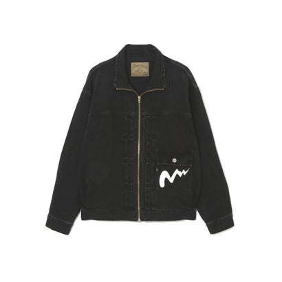 MANASTASH/マナスタッシュ/MS DENIM ZIP JACKET/デニムジップジャケット （ブラック）｜詳細画像