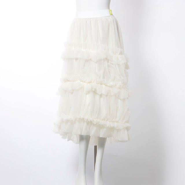 
                    Soft Tulle Tiered Skirt