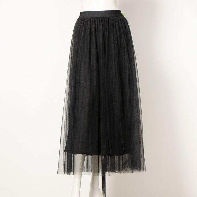 
                    Raschel Tulle Lace Skirt