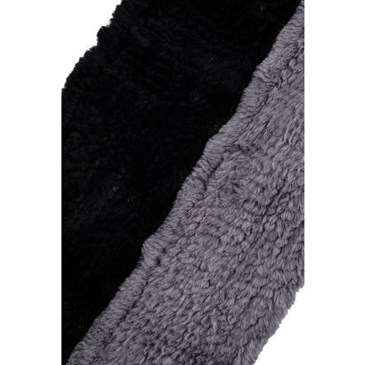 Rabbit Fur Scarf （Black × Gray）｜詳細画像
