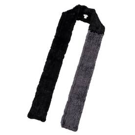 Rabbit Fur Scarf （Black × Gray）