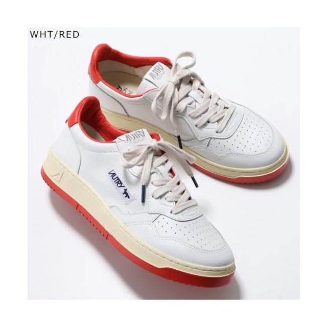 x AUTRY MEDALIST スニーカー AULM （MK02/WHT/RED-レッド）