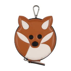 メゾンキツネ MAISON KITSUNE コインケース（Brown） -ファッション 