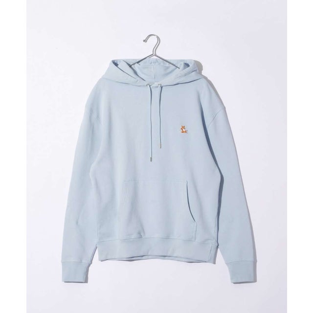 
                    パーカー LM00706KM0001 CHILLAX PATCH REGULAR HOODIE メンズ チラックス パッチ レギュラー フード 長袖 プルオーバー フーディ （スカイブルー）