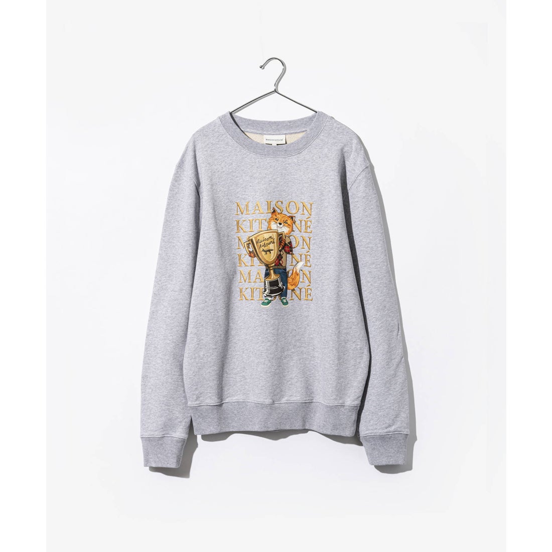 メゾンキツネ MAISON KITSUNE LM00311KM0001 スウェット FOX CHAMPION 