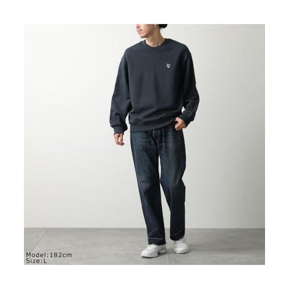 メゾンキツネ MAISON KITSUNE MAISON KITSUNE トレーナー PM00304KM0341 スウェット （0413/CLASSIC-NAVY/ネイビー）｜詳細画像
