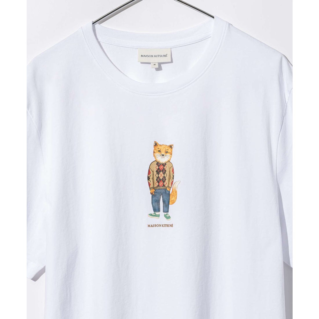 メゾンキツネ MAISON KITSUNE LM00111KJ0008 Tシャツ DRESSED FOX 