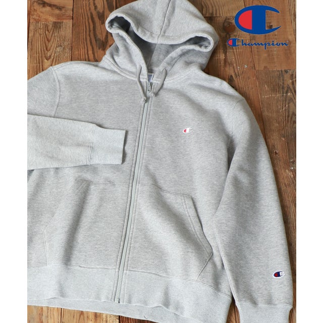 【Champion/チャンピオン】Cotton USA 起毛 フルジップパーカー メンズ レディース ユニセックス スウェット パーカー ジップ 羽織 シンプル 定番 男女兼用 無地