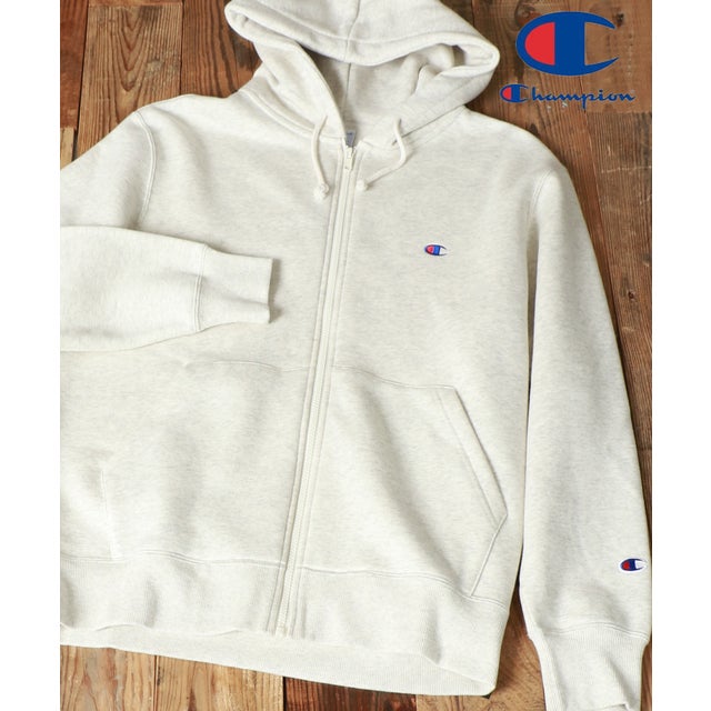 【Champion/チャンピオン】Cotton USA 起毛 フルジップパーカー メンズ レディース ユニセックス スウェット パーカー ジップ 羽織 シンプル 定番 男女兼用 無地