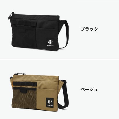 サコッシュ メンズ レディース スマホ ミニ 軽量 仕事 小さめ コンパクト 海外 旅行 ブランド バッグ ショルダー 斜めがけ 大人 A5 HYPHENORM Mini Sacoche 60151（ブラック）｜詳細画像