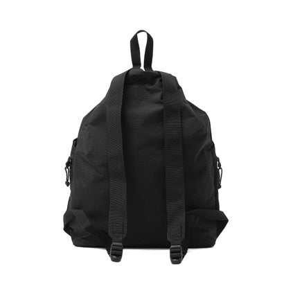 ナップサック メンズ レディース おしゃれ 軽い ブラック ナイロン 通学 リュック ストリート スポーティ かっこいい アクティブ 17L A4 FLOWMAKER Knapsack 60593 （ブラック）｜詳細画像
