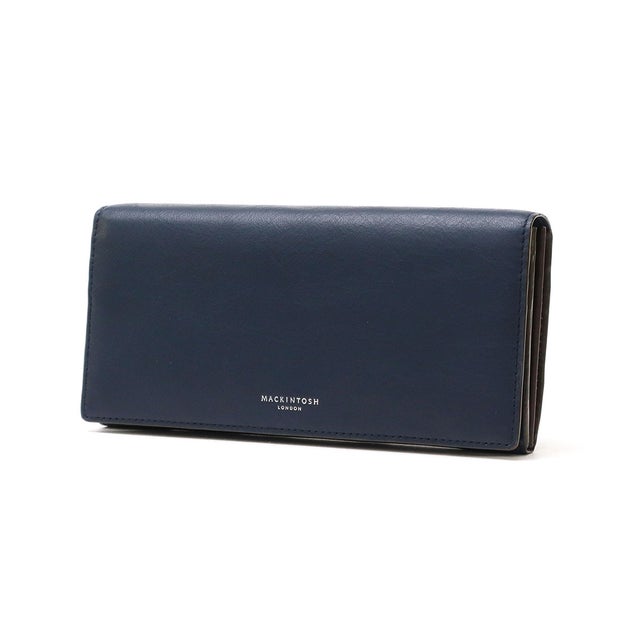 長財布 財布 レディース 革 本革 牛革 かぶせ フラップ おしゃれ 女性 ブランド シンプル 上品 カード収納 COMFORT 束入 MKL5060103（ネイビー）