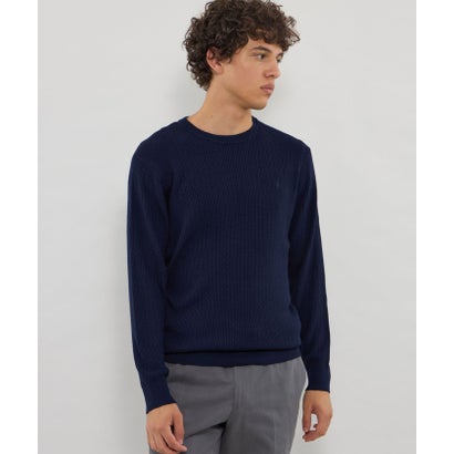 マッキントッシュ ロンドン MACKINTOSH LONDON 【WEB・一部店舗限定】サーマルクルーネックニット （ネイビー2）｜詳細画像