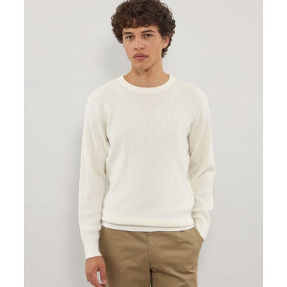 マッキントッシュ ロンドン MACKINTOSH LONDON 【WEB・一部店舗限定】サーマルクルーネックニット （ホワイト2）｜詳細画像