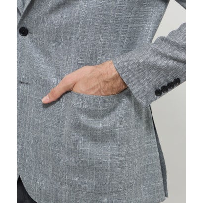 マッキントッシュ ロンドン MACKINTOSH LONDON 【NEW BRIDGE】【VITALE BARBERIS CANONICO/ヴィターレ・バルベリス・カノニコ】ツイードジャケット （ライトグレー）｜詳細画像