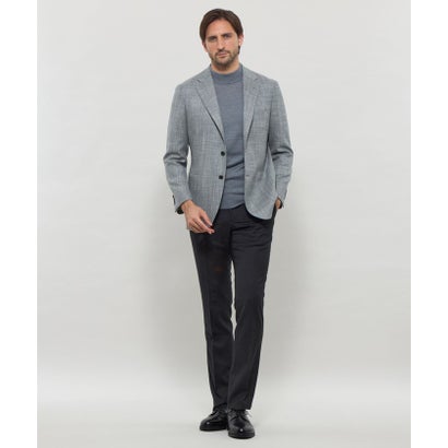 マッキントッシュ ロンドン MACKINTOSH LONDON 【NEW BRIDGE】【VITALE BARBERIS CANONICO/ヴィターレ・バルベリス・カノニコ】ツイードジャケット （ライトグレー）｜詳細画像