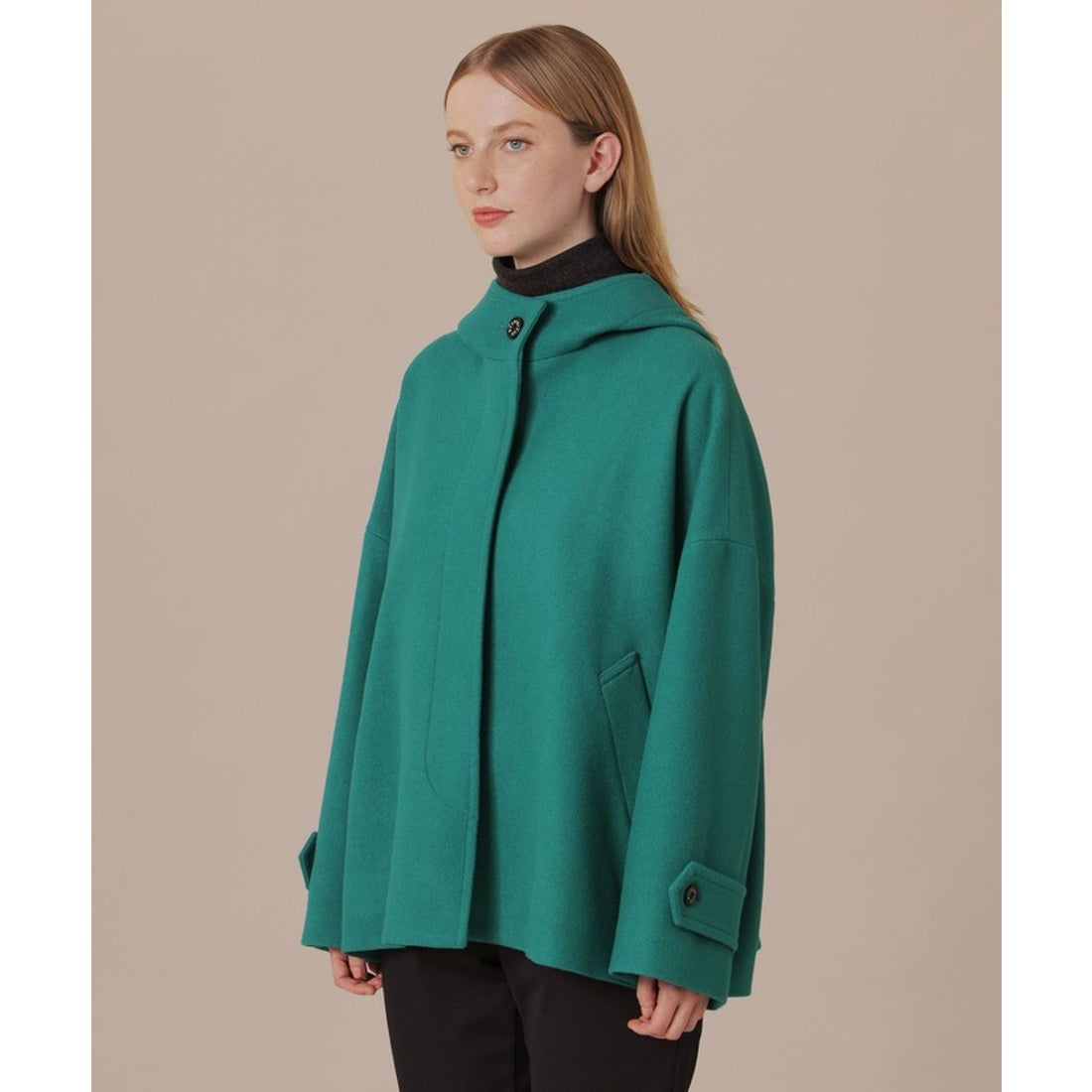 マッキントッシュロンドン　ロズリーファインウールメルトンフーデットショートコート マッキントッシュ ロンドン MACKINTOSH LONDON 【ROSLEY/ロズリー