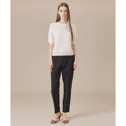 マッキントッシュ ロンドン MACKINTOSH LONDON 【婦人画報掲載】バックパターンボーダーニットプルオーバー （グリーン）｜詳細画像