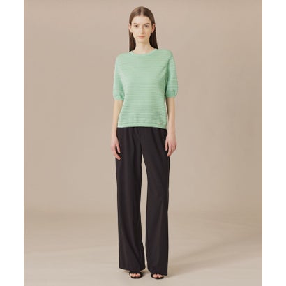 マッキントッシュ ロンドン MACKINTOSH LONDON 【婦人画報掲載】バックパターンボーダーニットプルオーバー （グリーン）｜詳細画像