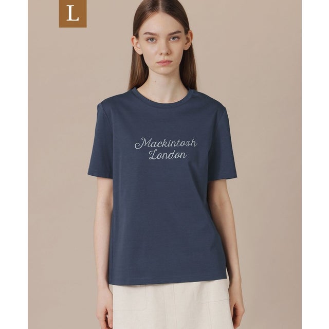 【WEB・一部店舗限定】【L】シグネチャーグリッターTシャツ （ネイビー）