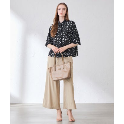 マッキントッシュ ロンドン MACKINTOSH LONDON 【L】ジオメトリックプリントブラウス （ネイビー）｜詳細画像