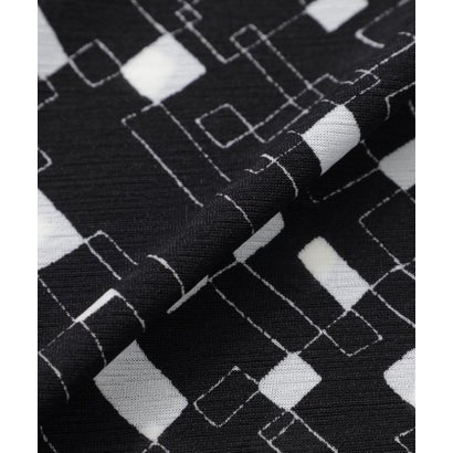 マッキントッシュ ロンドン MACKINTOSH LONDON 【L】ジオメトリックプリントブラウス （ネイビー）｜詳細画像
