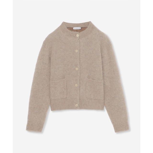 【予約販売】【L】【ROWLY/ローリー】アルパカシャギーニットジャケット （40）