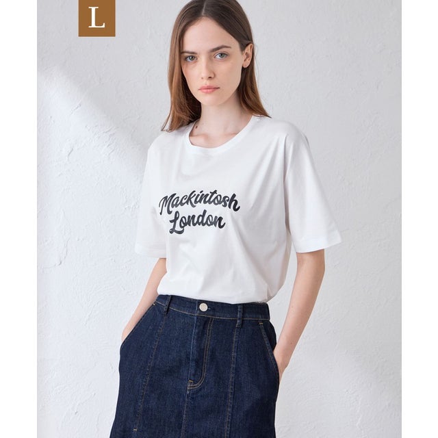 【WEB・一部店舗限定】【L】ロゴプリントTシャツ （ホワイト2）