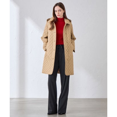 マッキントッシュ ロンドン MACKINTOSH LONDON 【WEB・一部店舗限定】キルティングタフタフーデットコート （ベージュ）｜詳細画像