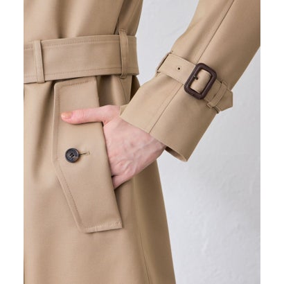 マッキントッシュ ロンドン MACKINTOSH LONDON 【WEB・一部店舗限定】【FALKIRK LONG/ファルカークロング】ポリエステルコットンギャバジントレンチコート （ベージュ）｜詳細画像