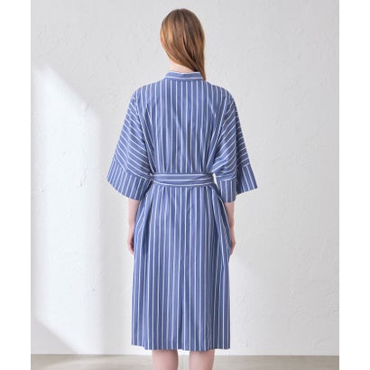 マッキントッシュ ロンドン MACKINTOSH LONDON コットンタイプライターストライプワンピース （オレンジ）｜詳細画像